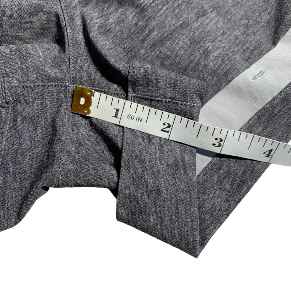 LULULEMON | Spring Break‎ Away Short II - Heathered Texture Printed Grey - Sz 6